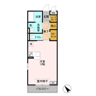 GLORIOUS【3階】の間取り