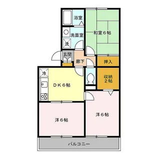 セキネマンション Ⅱ【3階】の間取り