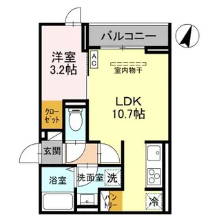メルヴェーユ Ⅱ【3階】の間取り