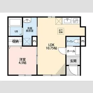 リーブルファイン越谷宮本町【1階】の間取り