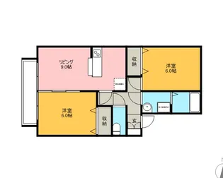 エクセルヒルズ B【1階】の間取り