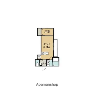 埼玉県春日部市八丁目【アパート】の間取り