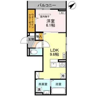 Dアヴァンス東柳田町【2階】の間取り