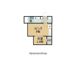 埼玉県春日部市大枝【アパート】の間取り