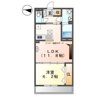 ボーネ【1階】の間取り
