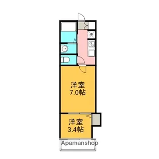 MARK DUO東岩槻【3階】の間取り