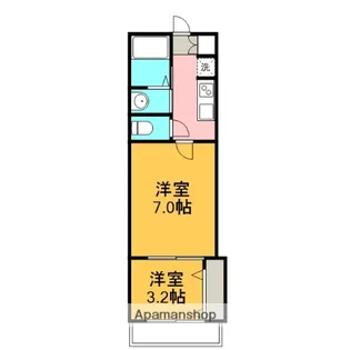 MARK DUO東岩槻【3階】の間取り