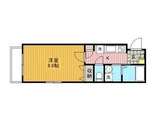 メゾンざおう【1階】の間取り