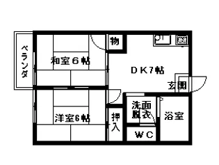 ヒカリハイツ【2階】の間取り