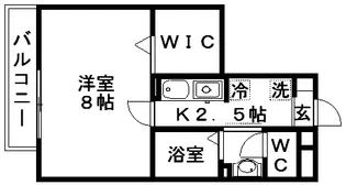 プランドール【1階】の間取り