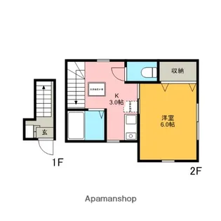 エスペランサ【2階】の間取り