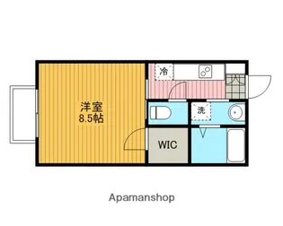 メゾンクレル【101号室】の間取り