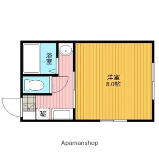 レジデンス桜丘【102号室】の間取り