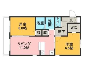 グランメールK【3階】の間取り