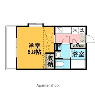 サントベール【201号室】の間取り