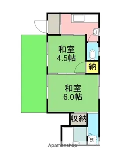 豊田アパート【1F号室】の間取り