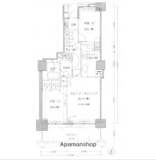パークシティ大宮セントラルタワー【1階】の間取り