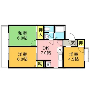 フレグランスサエラ【2階】の間取り