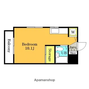 エクセルハイム【102号室】の間取り