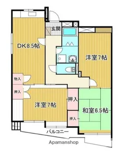 加藤コーポ【102号室】の間取り