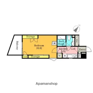 LOOPS【202号室】の間取り