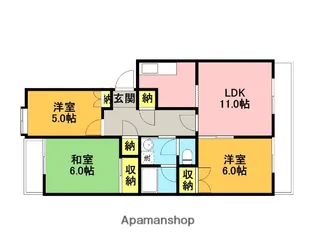 ベルメゾン小島【2階】の間取り