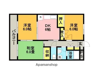 埼京レジデンス【1階】の間取り