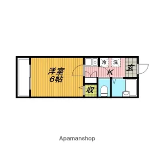 コスモス与野【307号室】の間取り