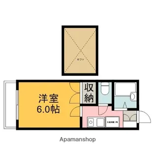 サンシャイン鈴谷【205号室】の間取り