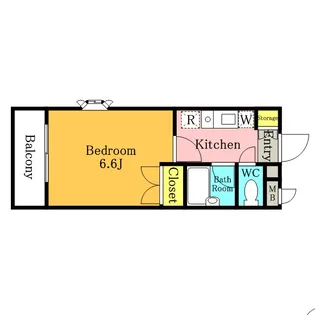 アルビレオ【203号室号室】の間取り