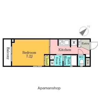 グランディール上落合(旧上落合SIマンション)【201号室】の間取り