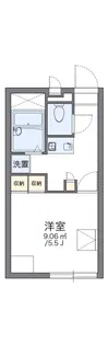 レオパレスグリーンステージ大宮【2階】の間取り