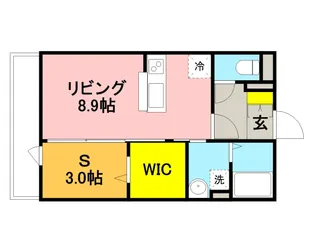 トレビナ与野本町【3階】の間取り