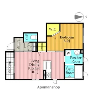 M・Y ヴィラ【101号室】の間取り