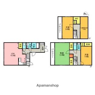 埼玉県さいたま市西区三橋5丁目【一戸建】の間取り