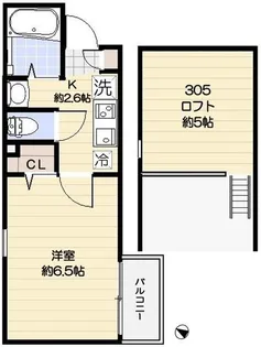 プリムス大宮【3階】の間取り