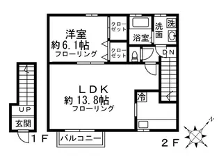 ブランシエル【2階】の間取り