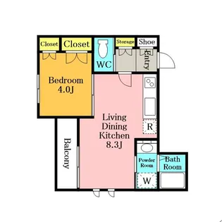 埼玉県さいたま市浦和区領家7丁目【マンション】の間取り