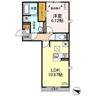 コンフォール【1階】の間取り