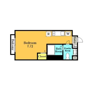 エミネックス新都心Ⅳ【403号室号室】の間取り