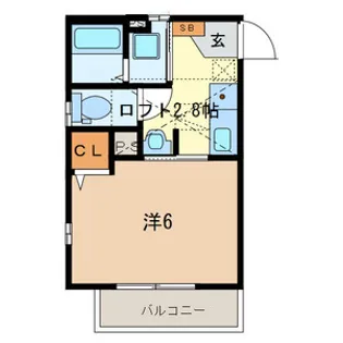 T&N【202号室号室】の間取り