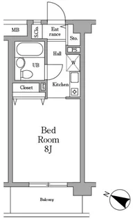 ミレニアム北浦和【1階】の間取り