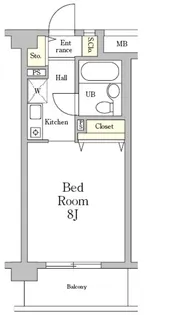 ミレニアム北浦和【4階】の間取り