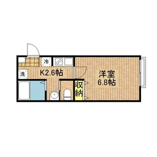 オーク日進【1階】の間取り