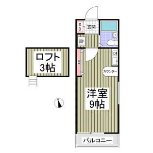 カーザソフィア【2階】の間取り