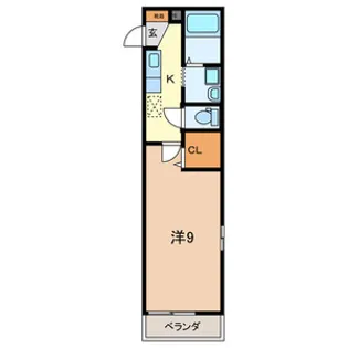 エスポワール【307号室号室】の間取り