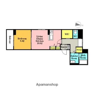 ル シエル【3階】の間取り