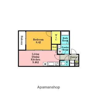 ジーメゾン与野本町【3階】の間取り