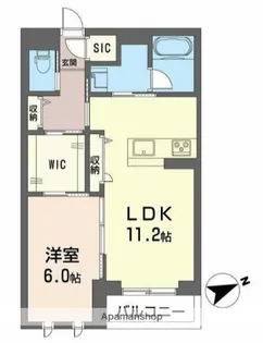 フォーシーズン【303号室】の間取り