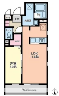 マイエス櫛引【1階】の間取り